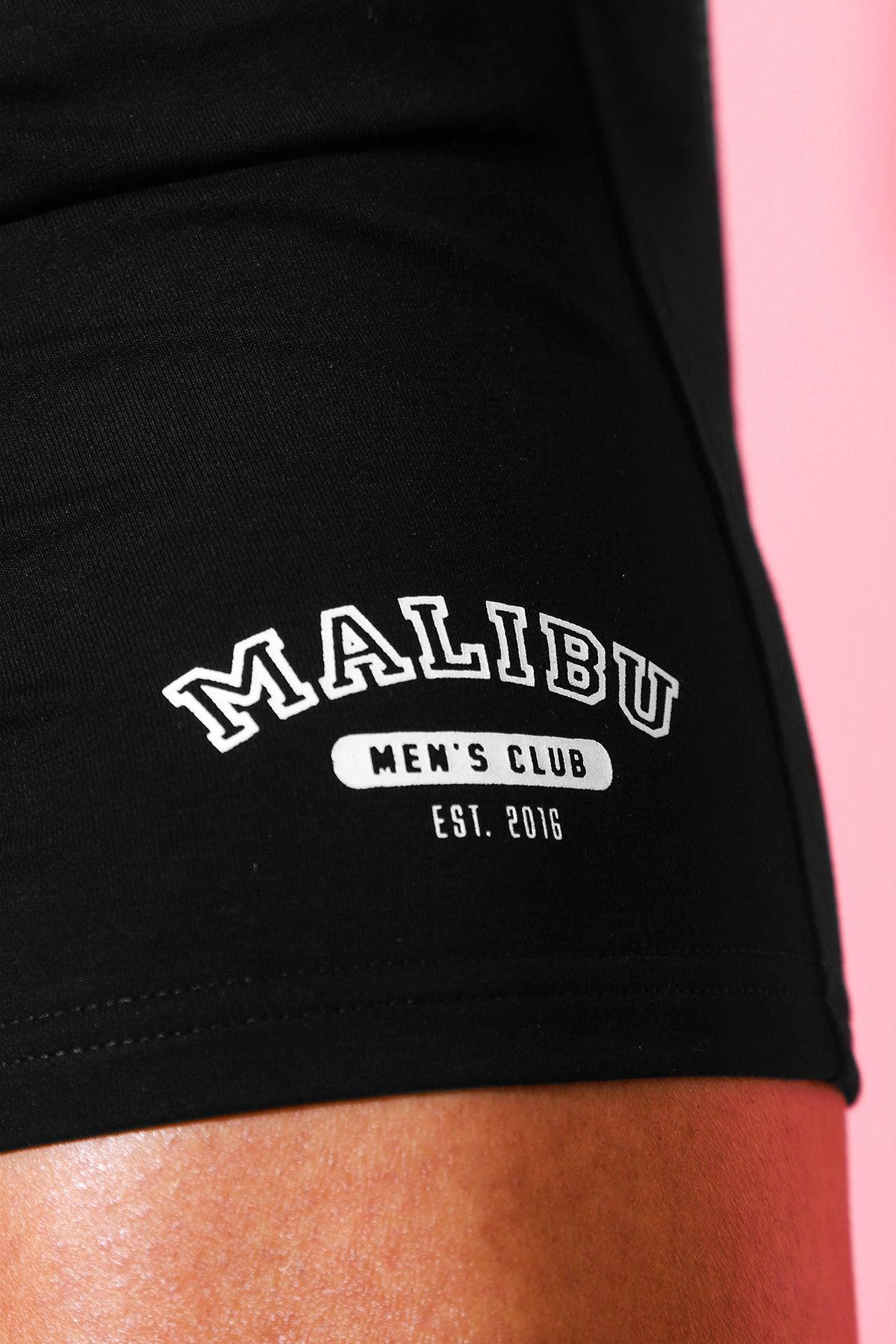 JJ Malibu Varsity 2" Short Shorts with Zipper Pocket  - Midnight Black - DealByEthan.gay loves JJ Malibu