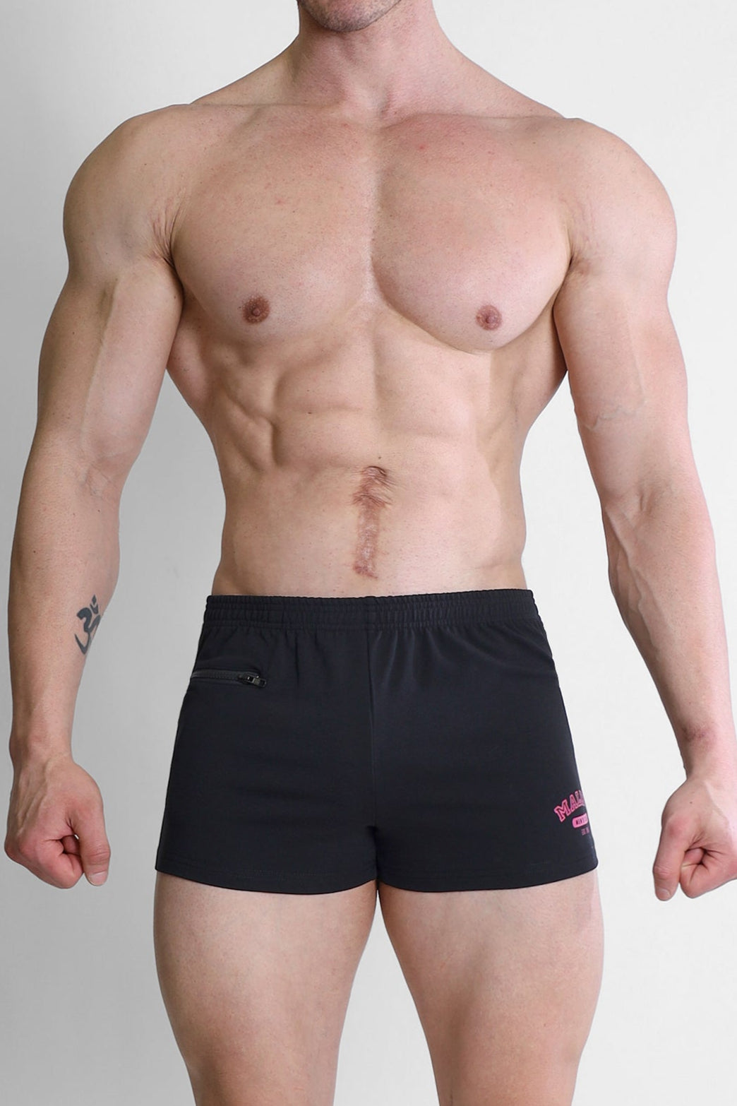 JJ Malibu Varsity 2" Short Shorts with Zipper Pocket  - Versatile - DealByEthan.gay loves JJ Malibu