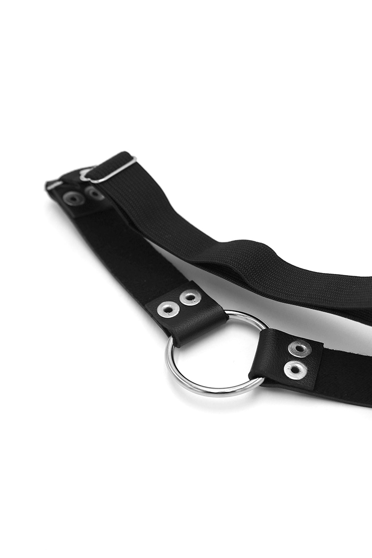 JJ Malibu Vegan Leather Ring Leg Bands - Black - DealByEthan.gay loves JJ Malibu