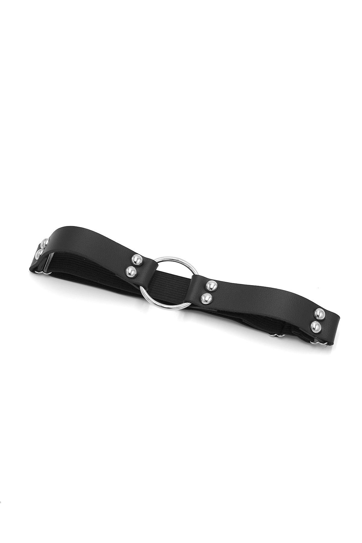 JJ Malibu Vegan Leather Ring Leg Bands - Black - DealByEthan.gay loves JJ Malibu