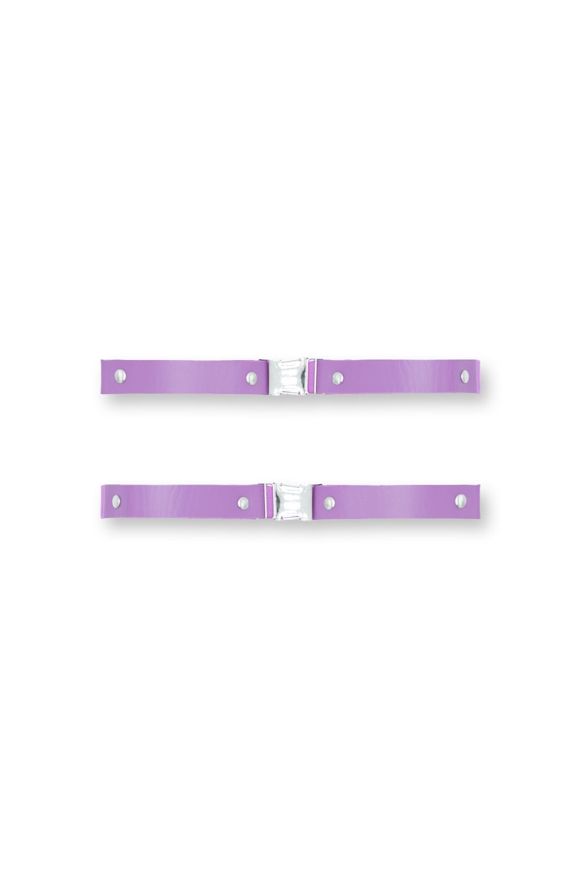 JJ Malibu Vegan Leather Snap Buckle Leg Band - Lavender - DealByEthan.gay loves JJ Malibu