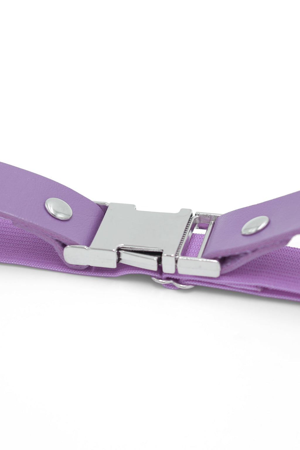 JJ Malibu Vegan Leather Snap Buckle Leg Band - Lavender - DealByEthan.gay loves JJ Malibu