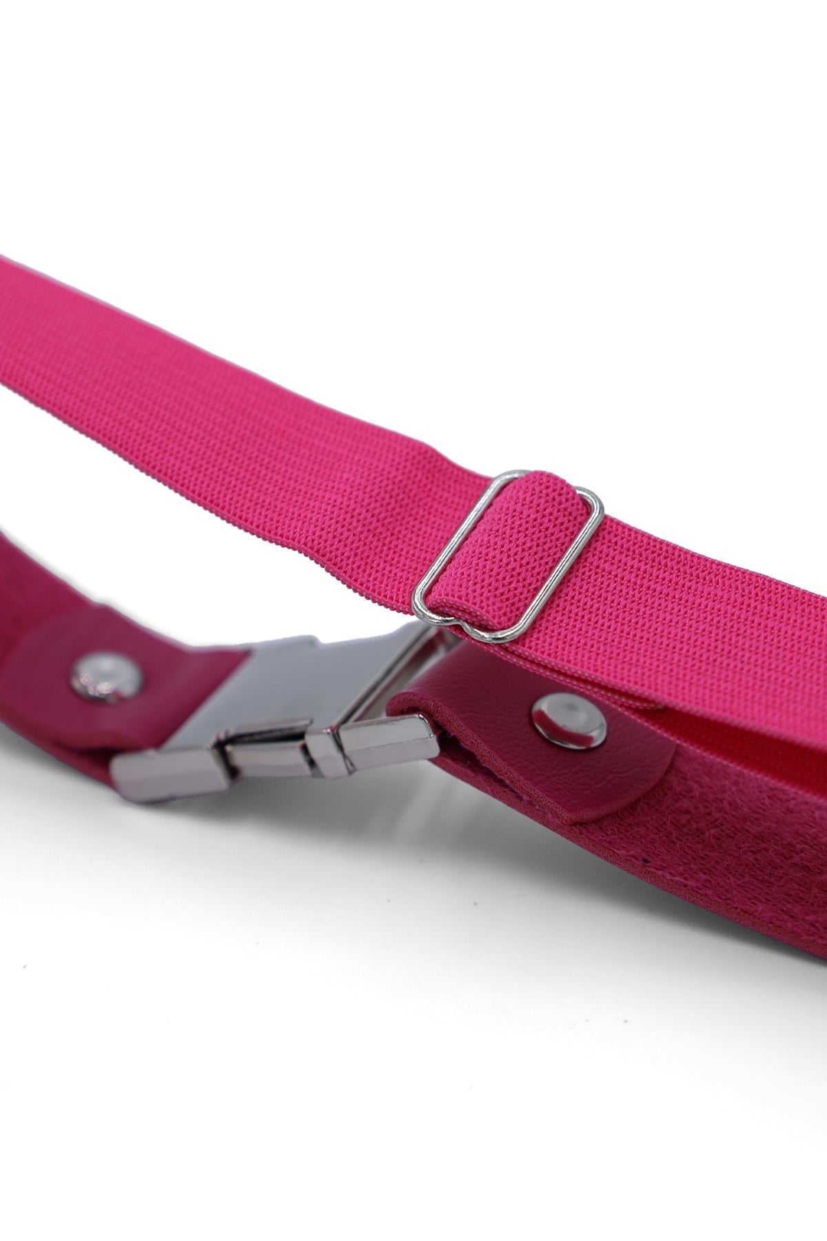 JJ Malibu Vegan Leather Snap Buckle Leg Bands - Pink - DealByEthan.gay loves JJ Malibu
