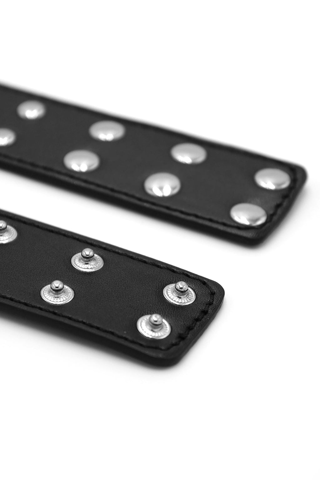JJ Malibu Vegan Leather Studded Arm Bands - Black - DealByEthan.gay loves JJ Malibu