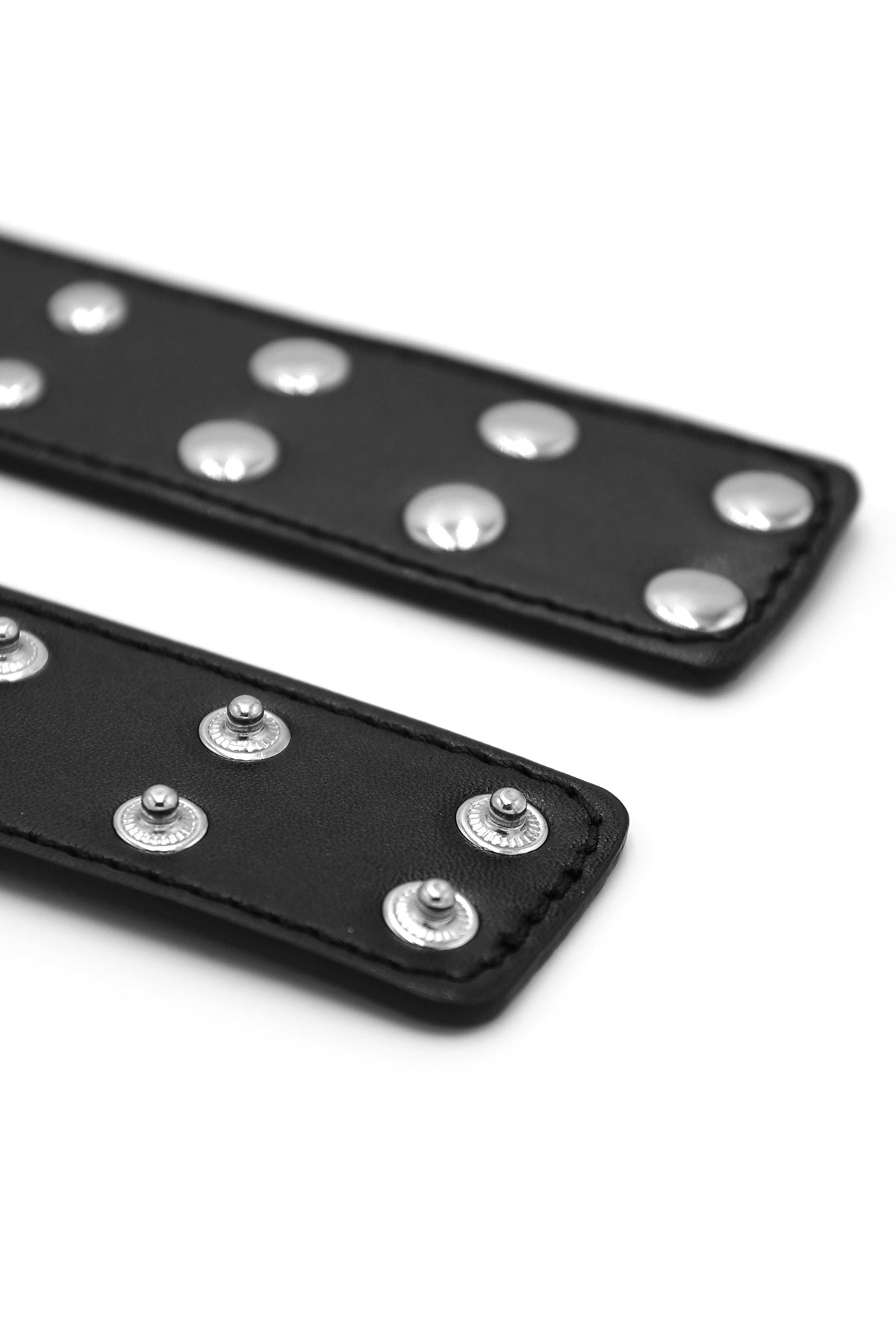JJ Malibu Vegan Leather Studded Arm Bands - Black - DealByEthan.gay loves JJ Malibu