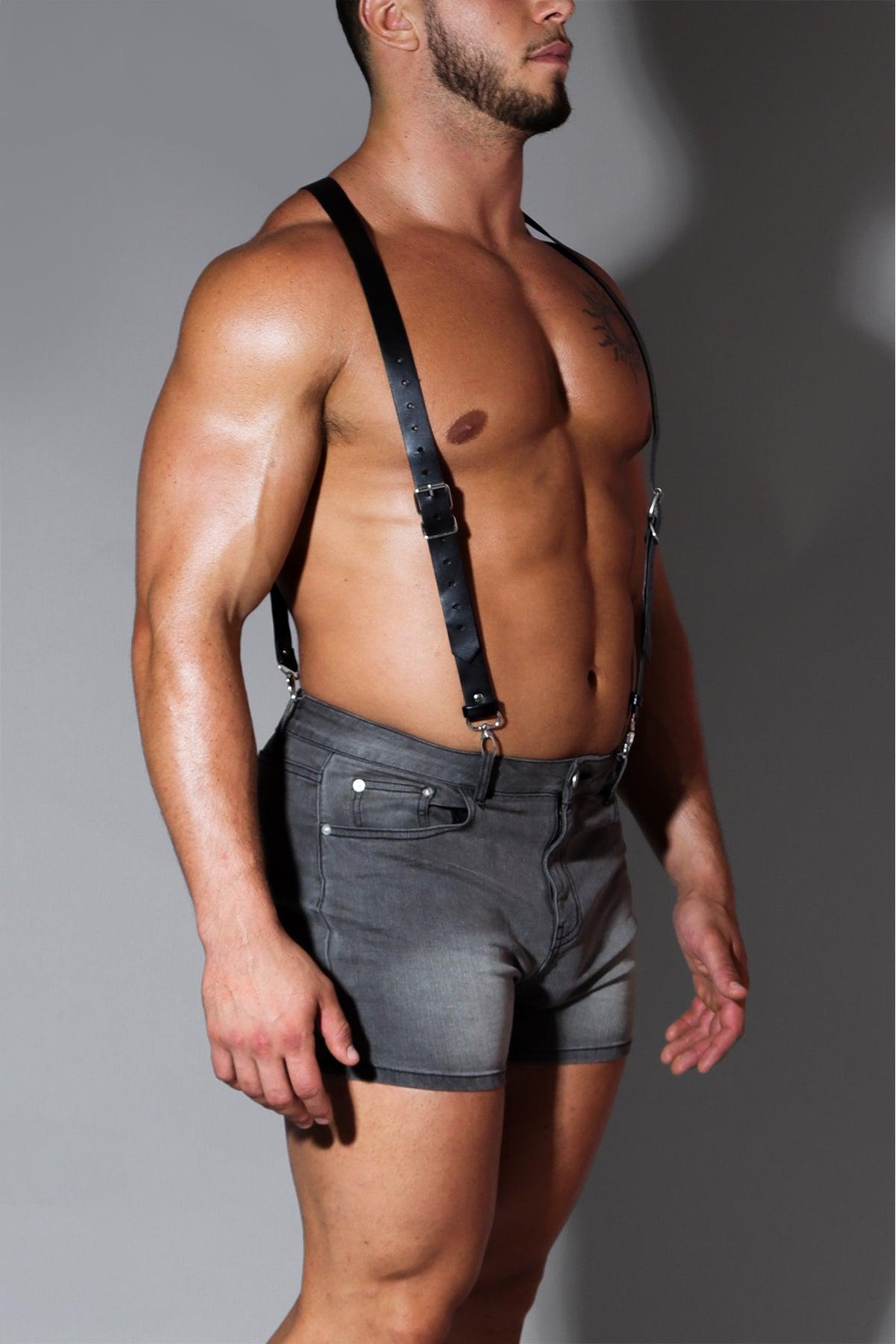 Hosenträger aus veganem Leder von JJ Malibu