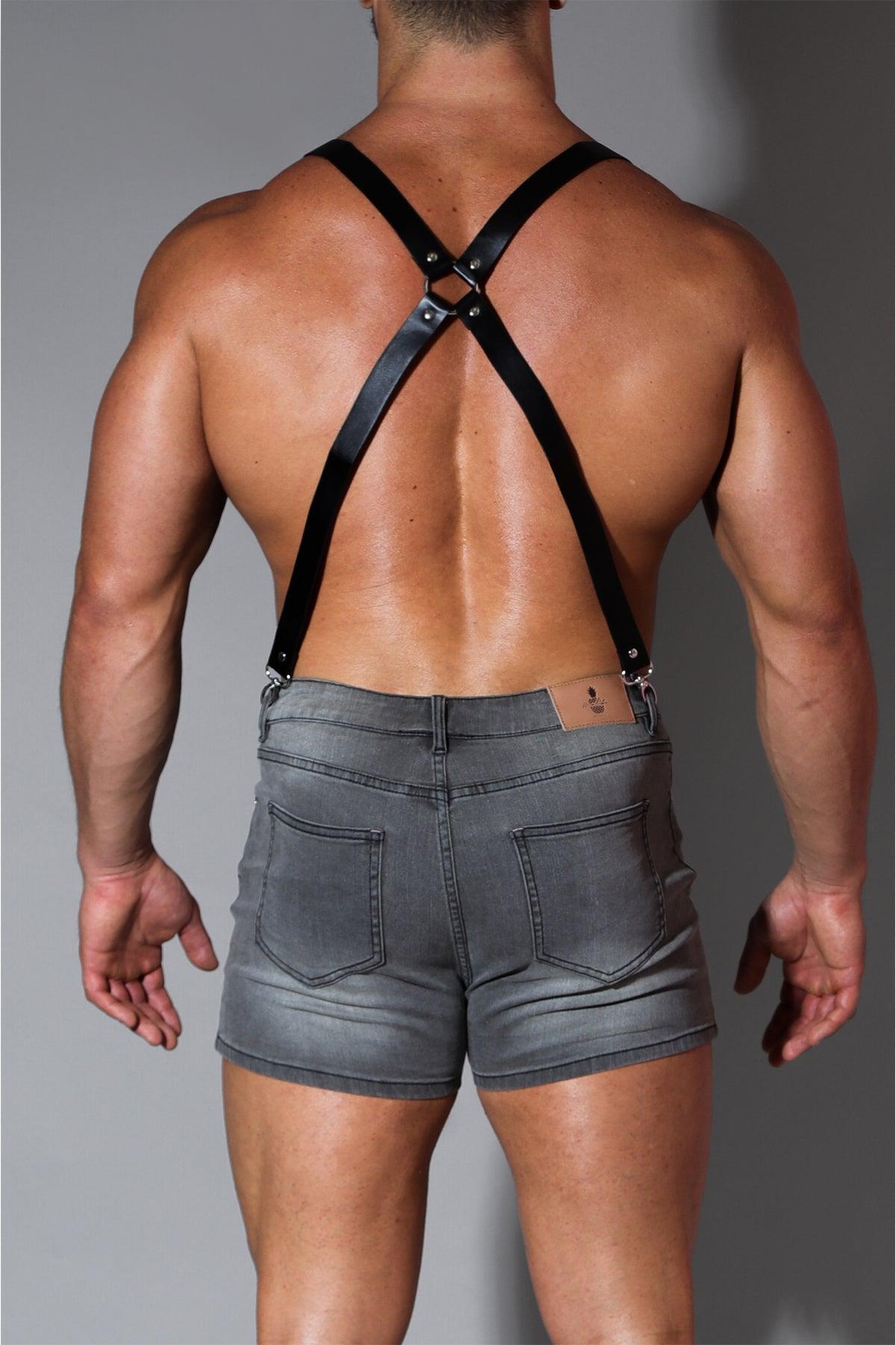 Hosenträger aus veganem Leder von JJ Malibu