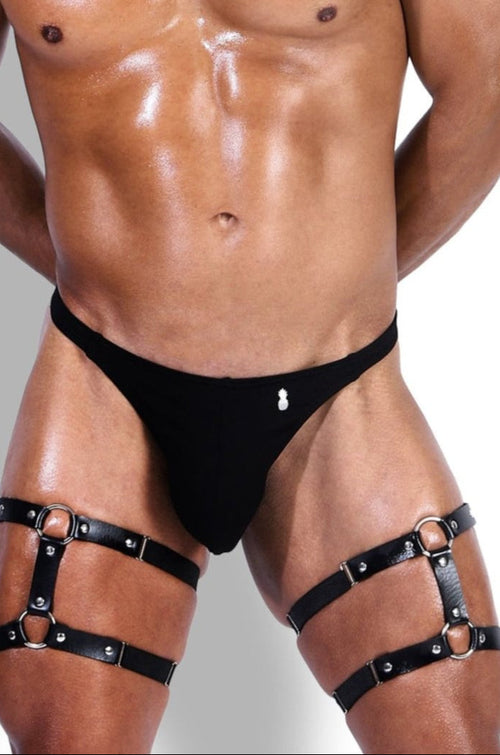 Vegan Leather Leg Harness