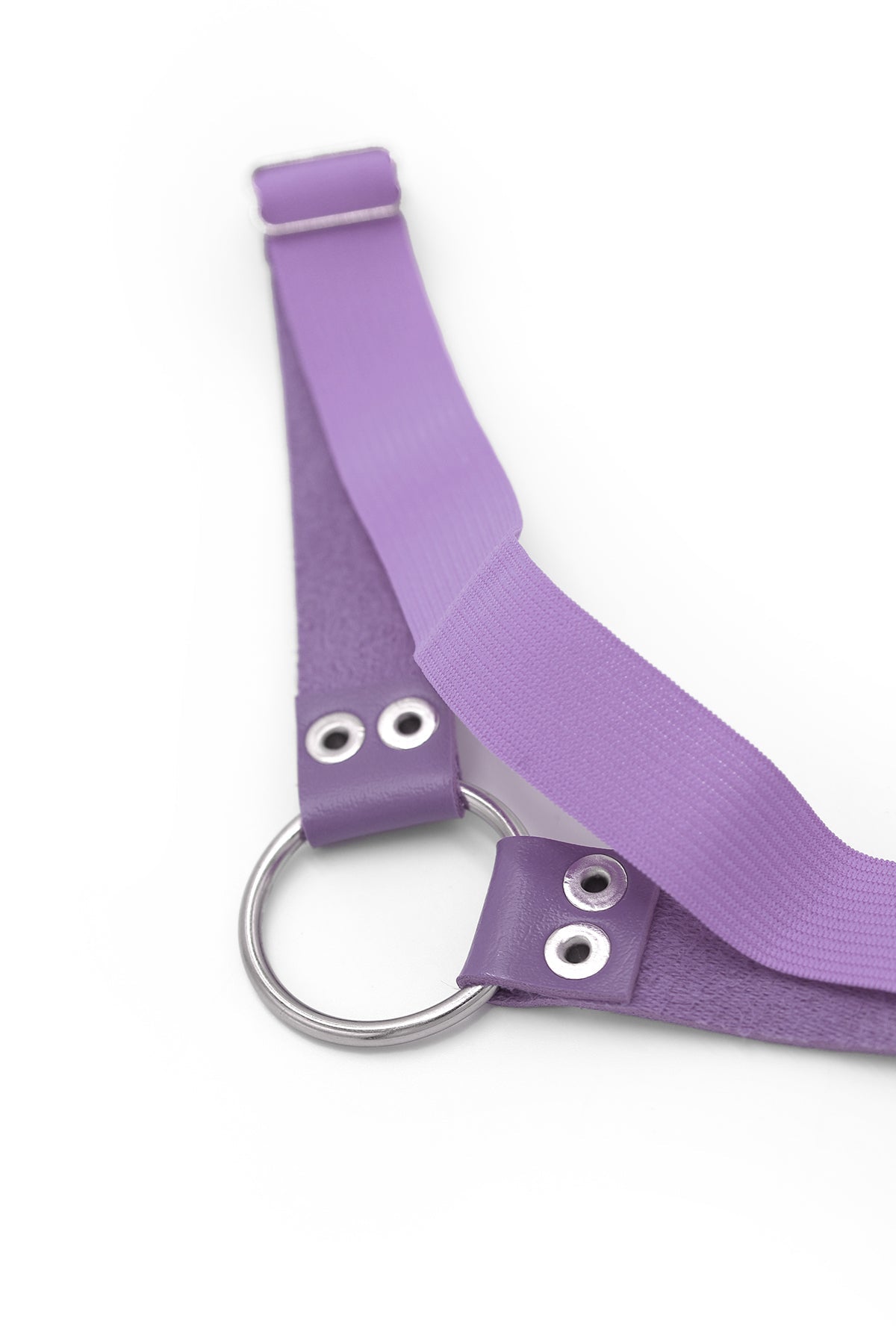 Vegan Leather Ring Leg Band - Lavender