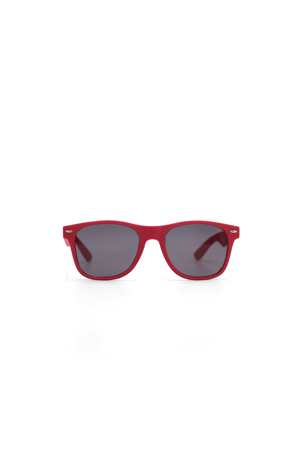 Samtig weiche Retro-Sonnenbrille - Hot Pink