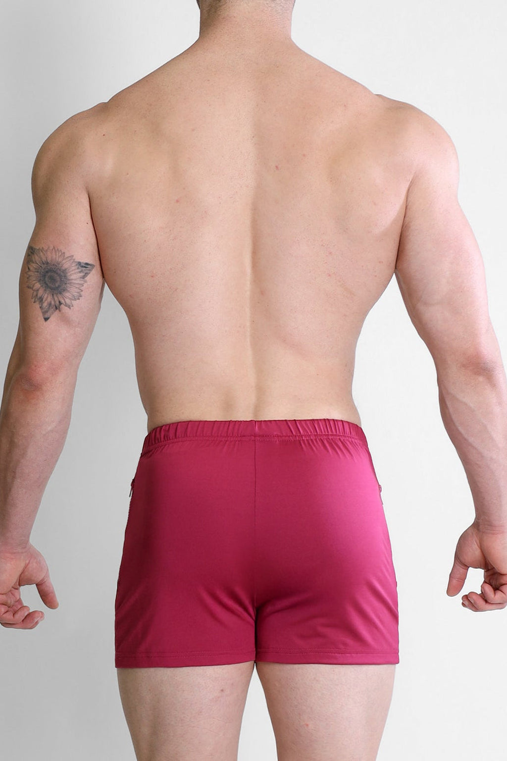 JJ Malibu Karma 2" Short Shorts mit Reißverschlusstaschen – Magenta