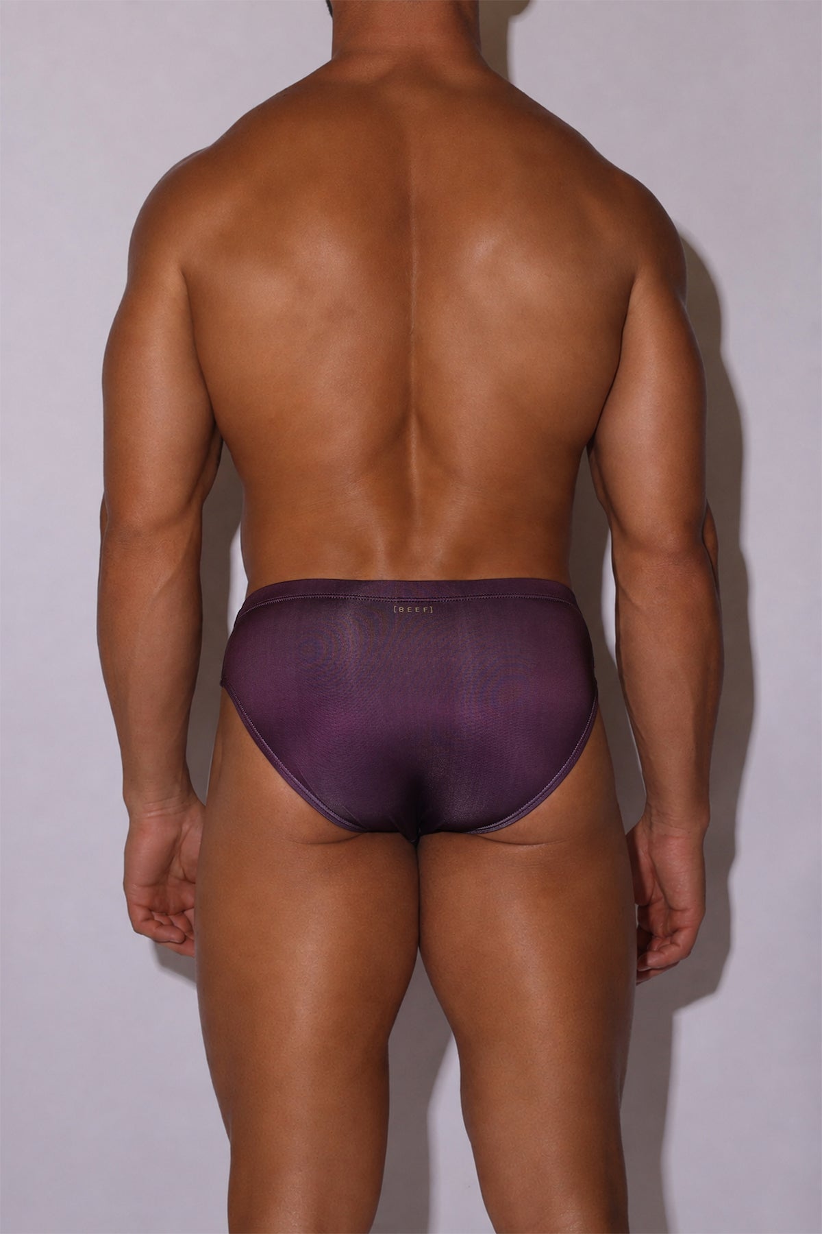 JJ Malibu Men's Wet-N-Wild Swim Briefs - Maroon Lightning