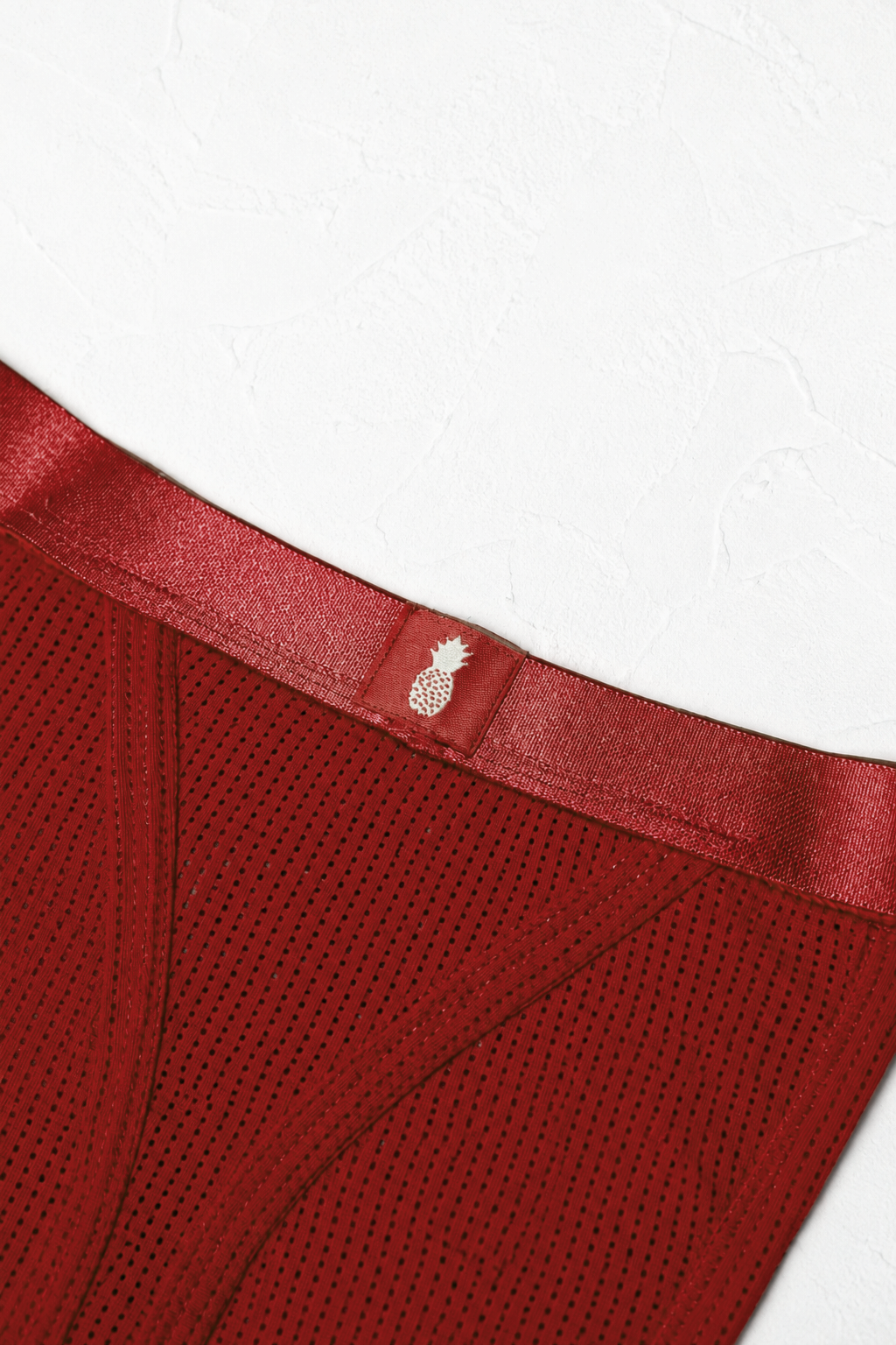 JJ Malibu Men's Now-or-Never Mesh Thong - Cherry