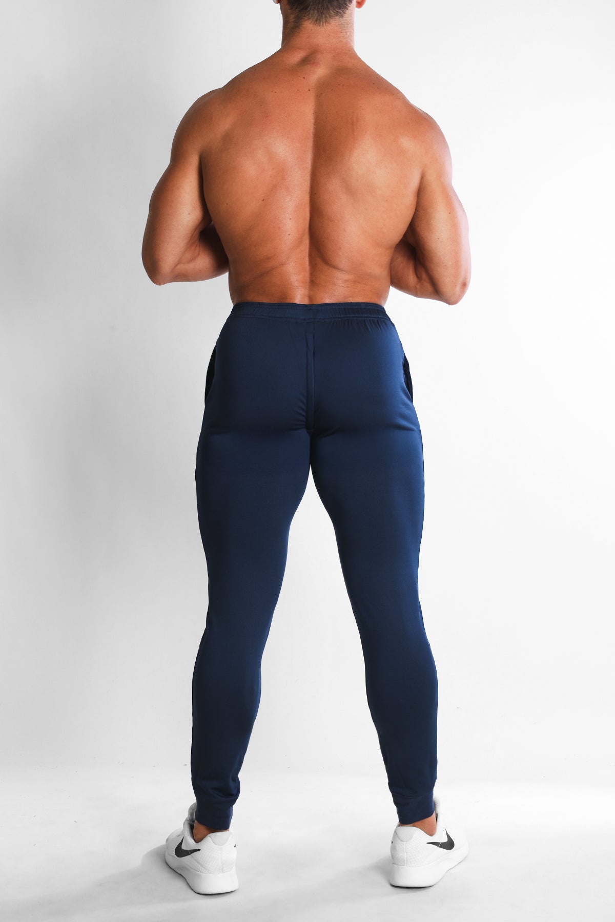 JJ Malibu Men's Peek-A-Boo Joggers - Navy