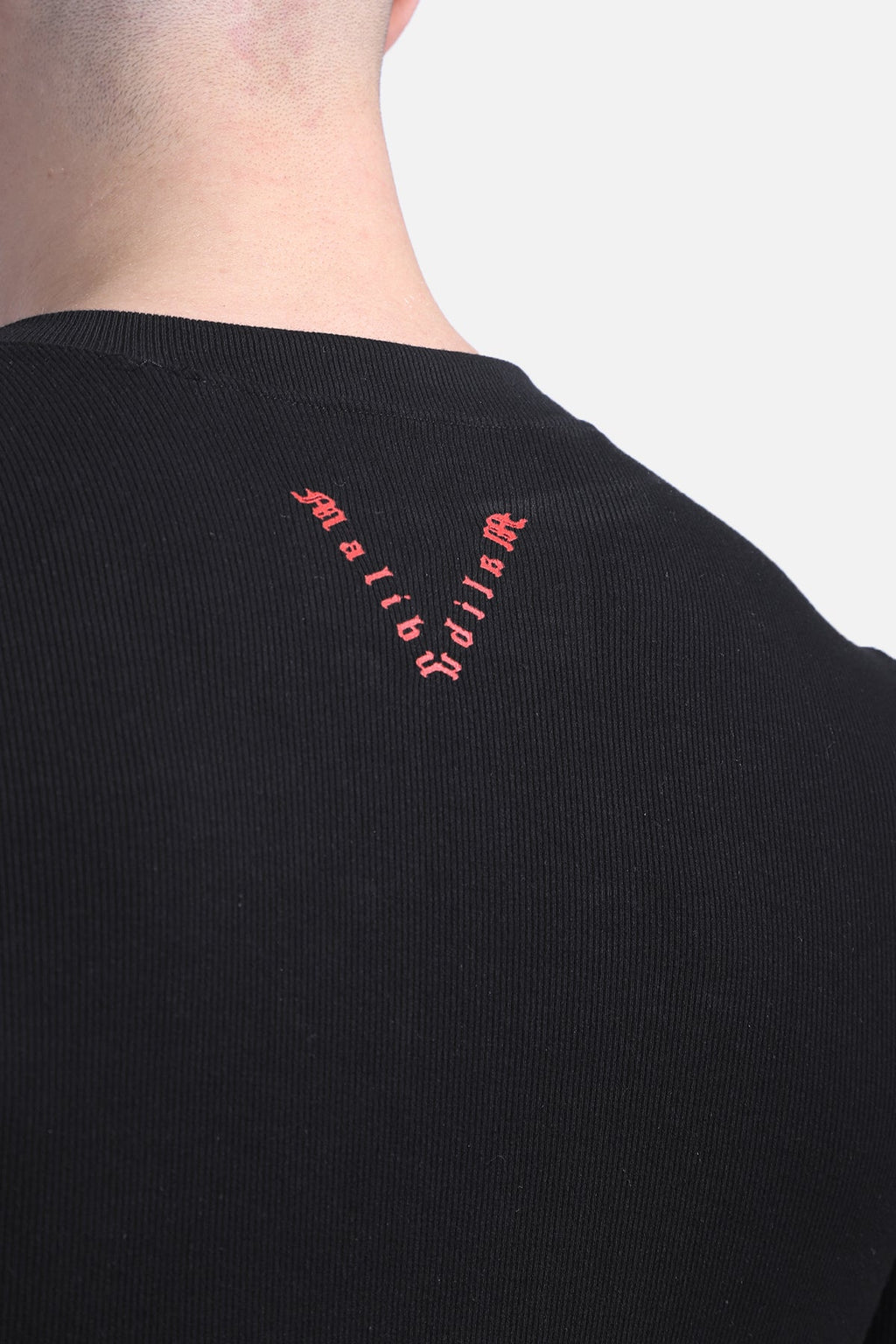 JJ Malibu Infinity Long Sleeve Button Up Bodysuit - Midnight Black