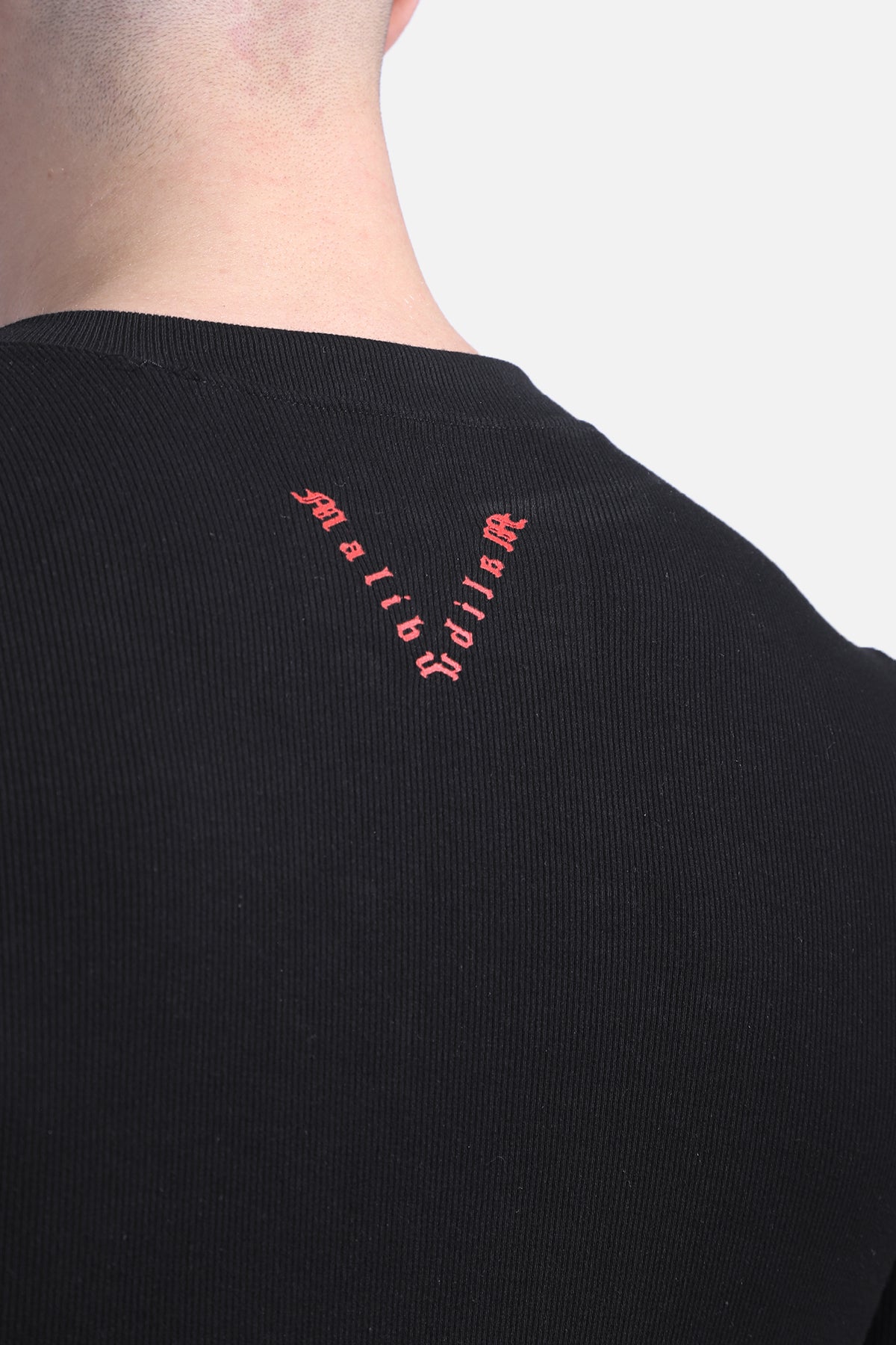 JJ Malibu Infinity Long Sleeve Button Up Bodysuit - Midnight Black
