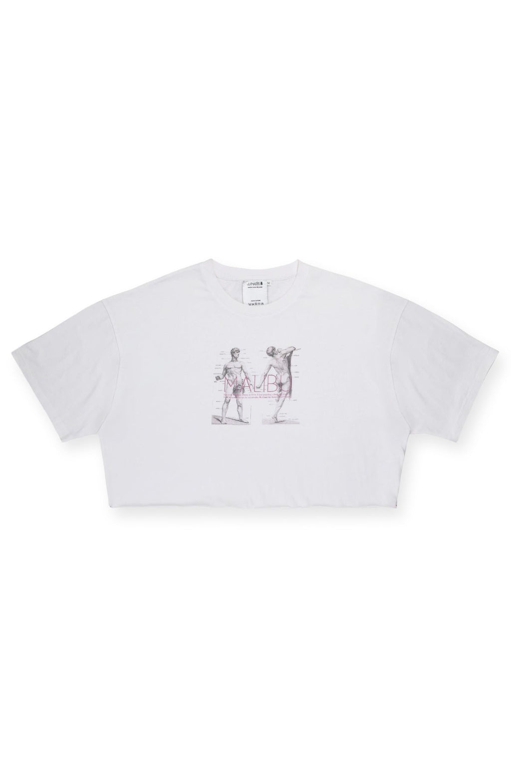 JJ Malibu Men's Vintage-Washed Drop-Shoulder Crop Tee - Anatomy