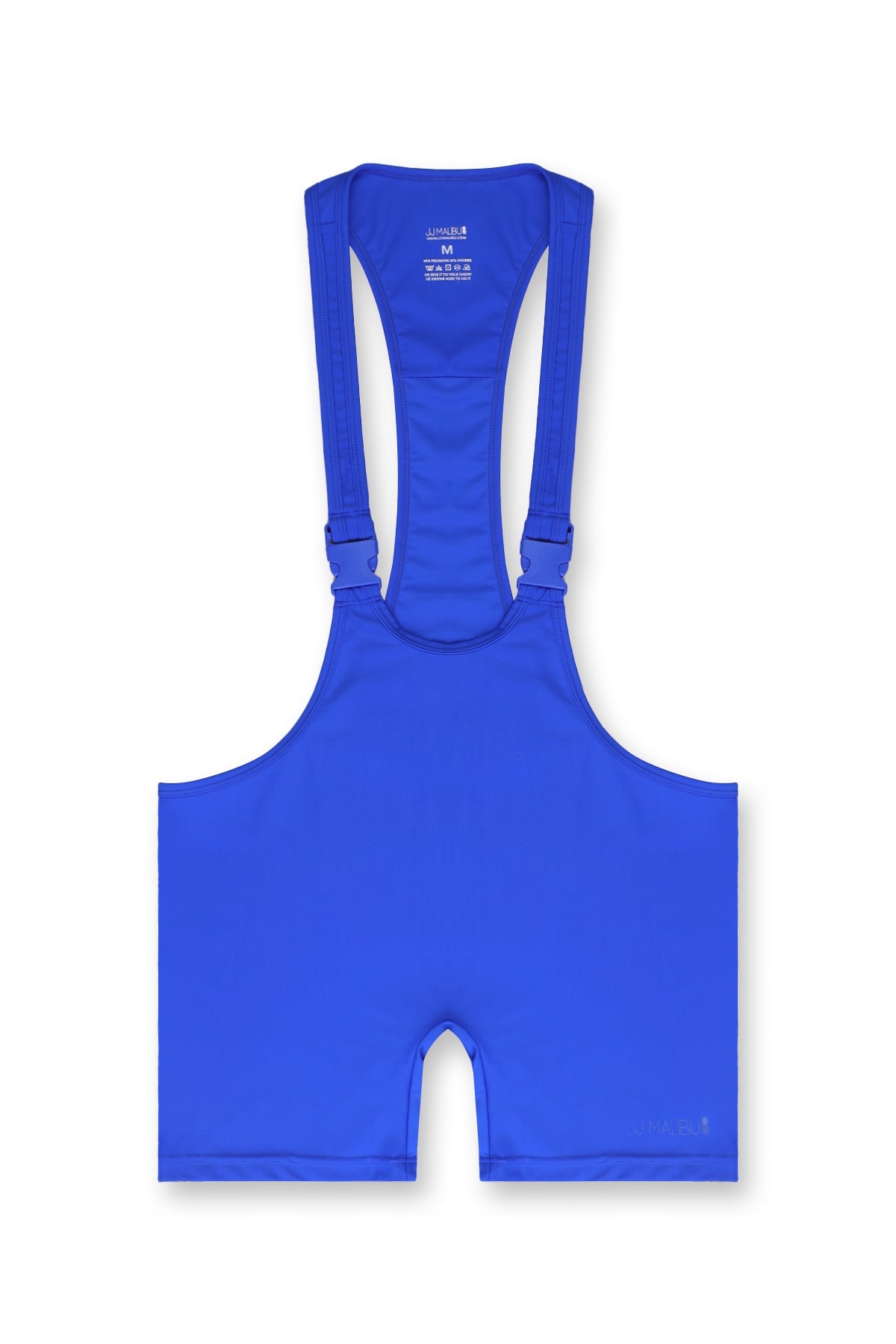 JJ Malibu Men's Athletic Wrestling Singlet Bodysuit  - Royal Blue