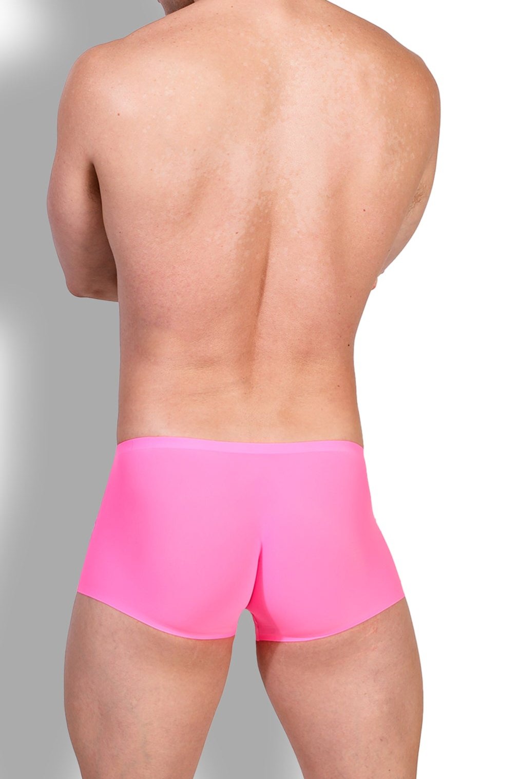 JJ Malibu Come-Over Seidige nahtlose Boxershorts - Hot Pink