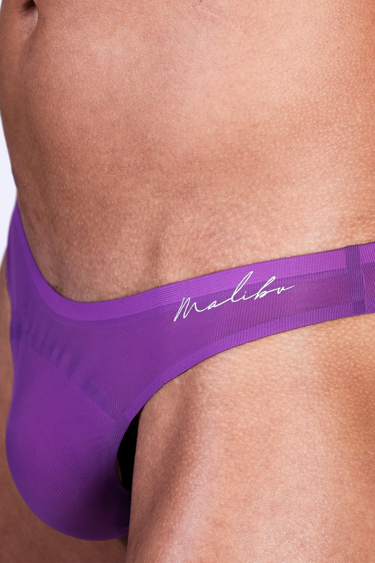 Flawless Feel Seamless Briefs with Mesh Cutout - Royal Purple