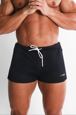 JJ Malibu Herren For-the-Night 2" Gym-Shorts mit Kordelzug - Obsidian-Schwarz