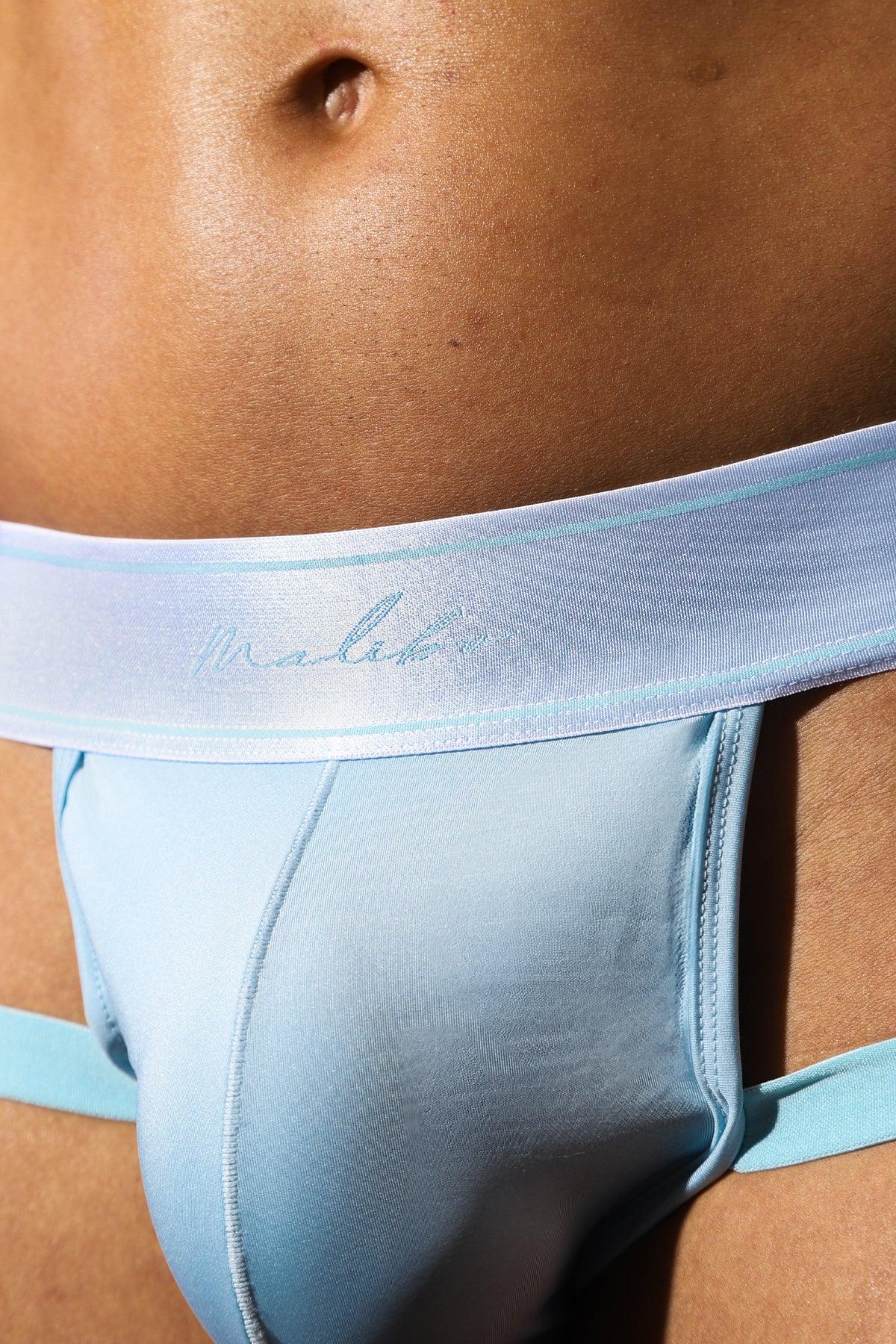 Host-or-Travel Adjustable Jock Thong - Sky Blue