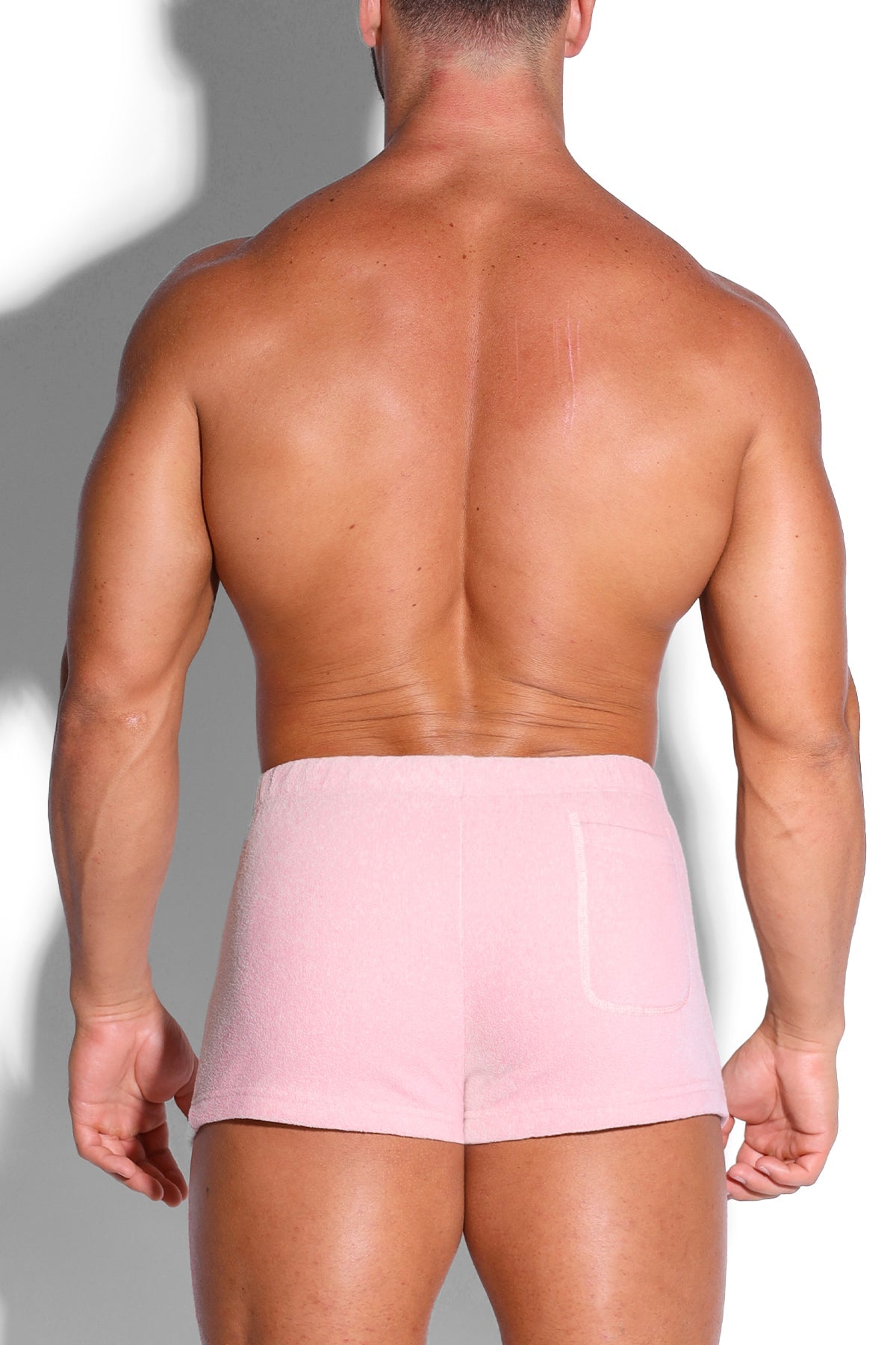 Luxe Plush Fleece 2" Short Shorts - Pastel Pink