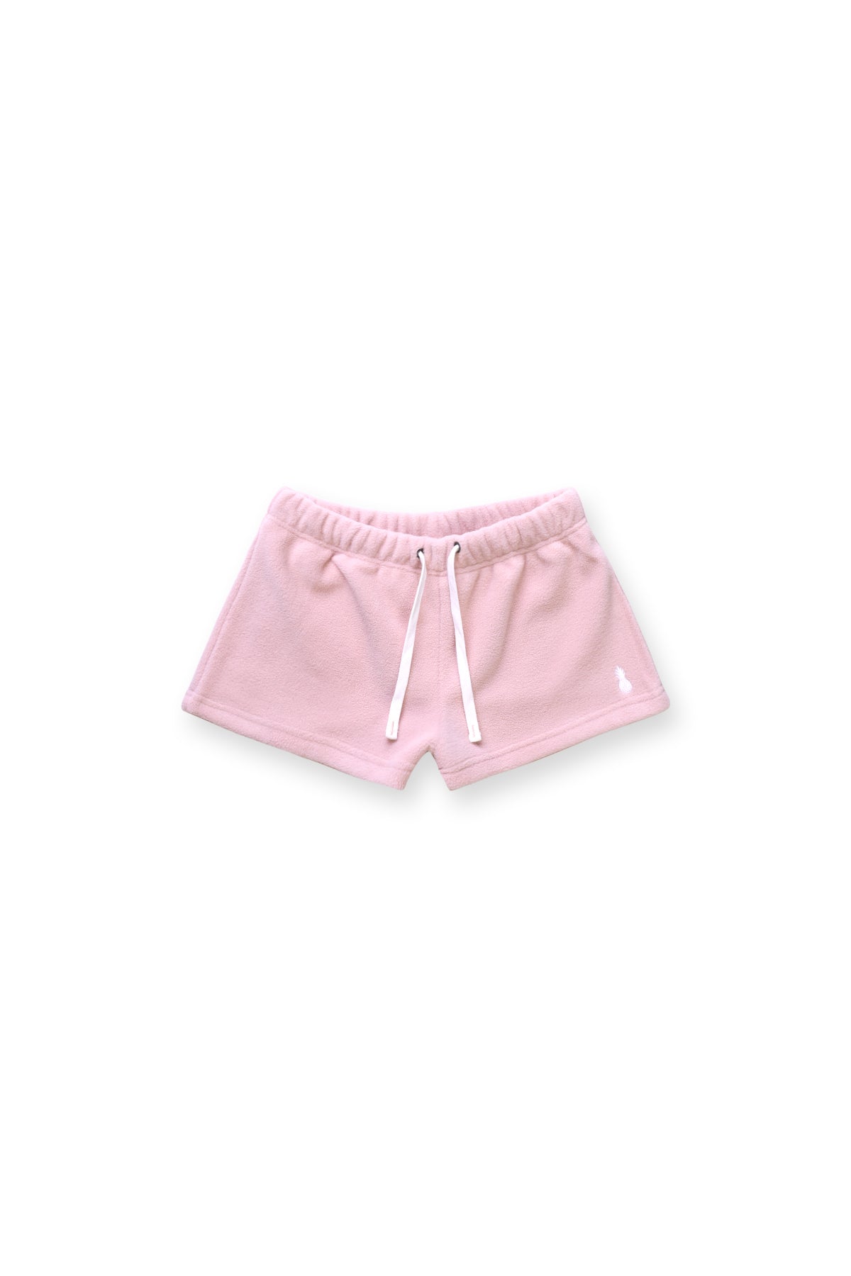 Pantalones cortos de felpa de lujo de 2" - rosa pastel