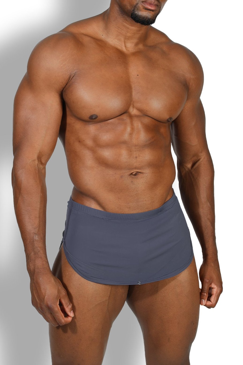 JJ Malibu Men's Cool-Dri 2-in-1 Shorts with Thong Lining - Space Blue