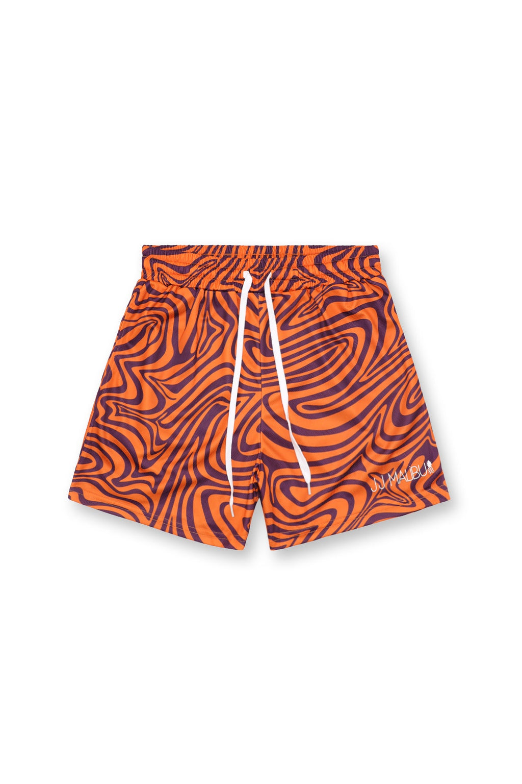Pantalones cortos de malla de secado rápido JJ Malibu - Naranja Groovy