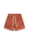 Pantalones cortos de malla de secado rápido JJ Malibu - Naranja Groovy
