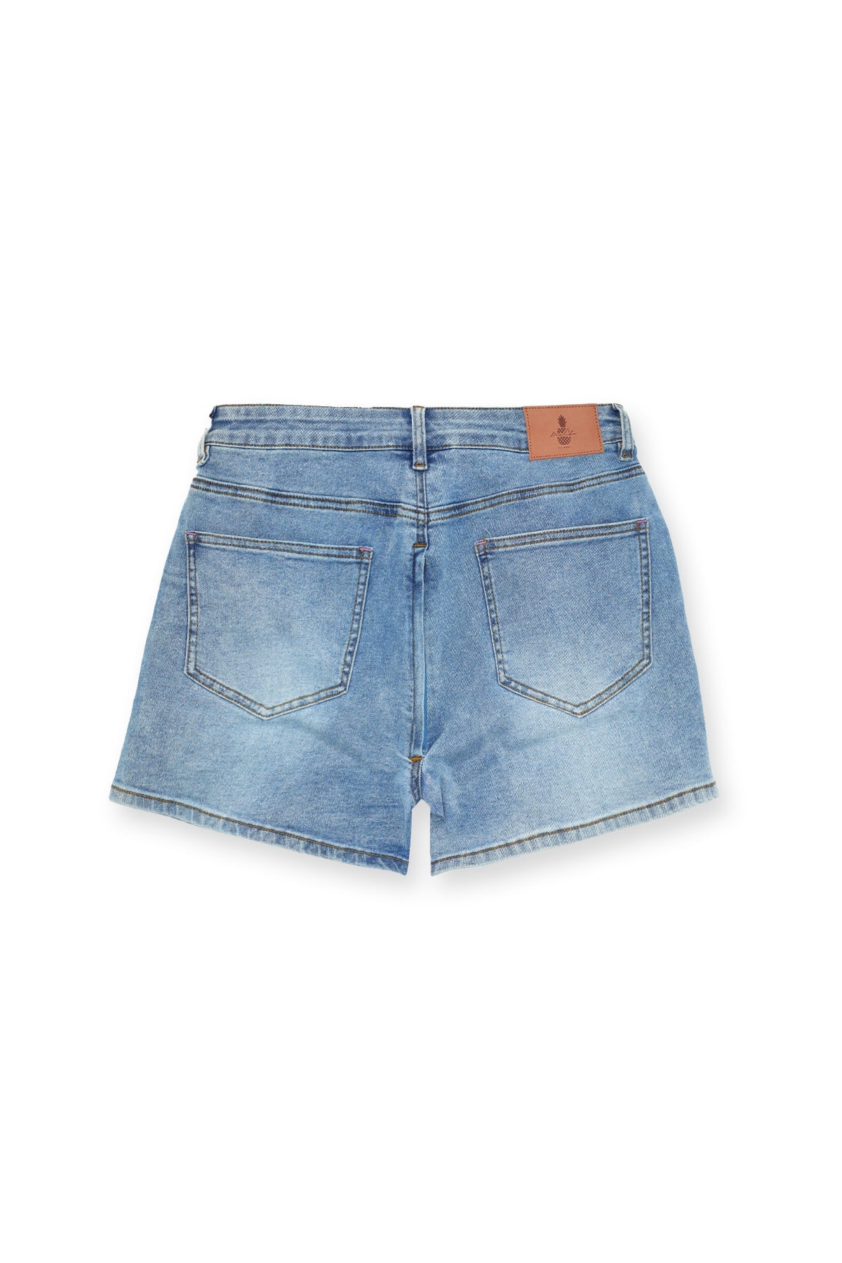 JJ Malibu Men's Peek-A-Boo Denim Shorts - Dark Blue
