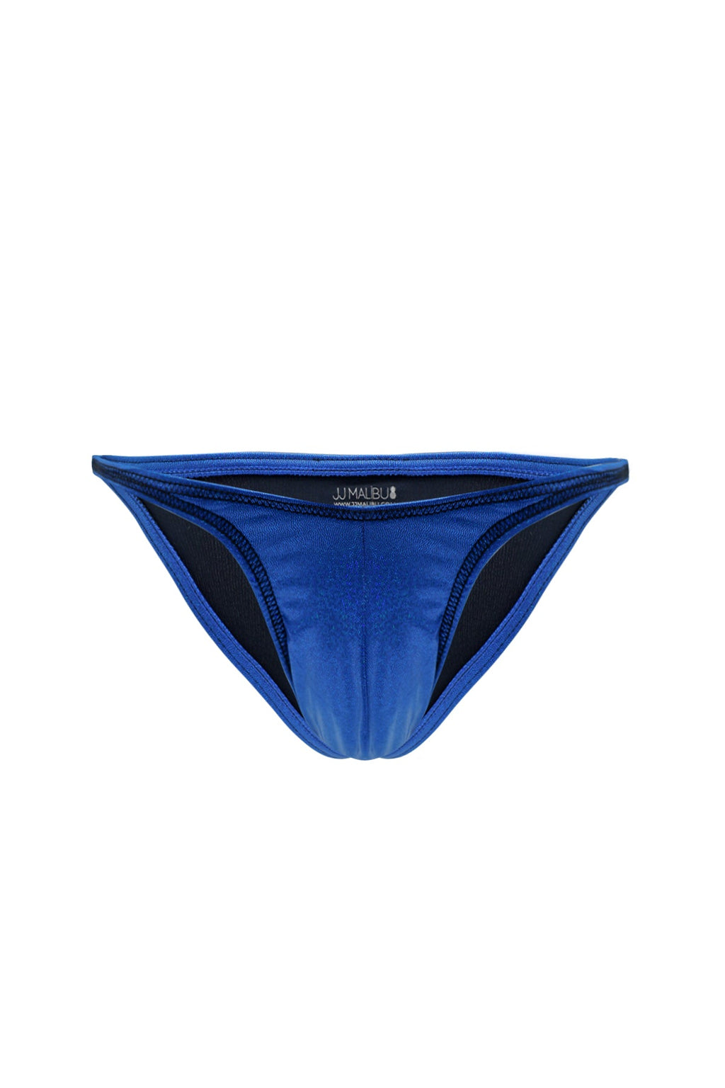 JJ Malibu Men's Luna Scrunch-Butt Thong - Metallic Blue