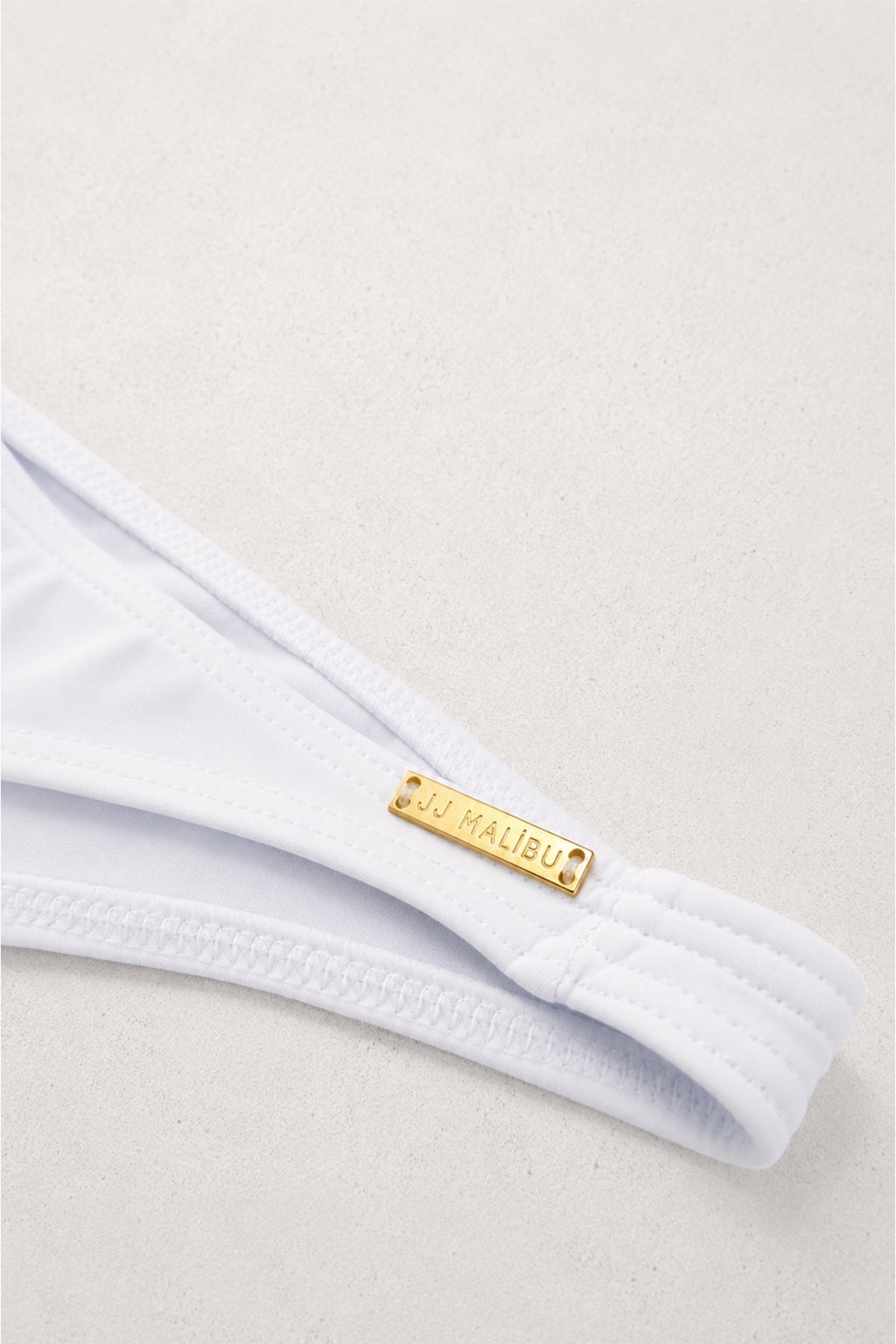 JJ Malibu Men's Classic Scrunch-Butt Swim Briefs - Polar White