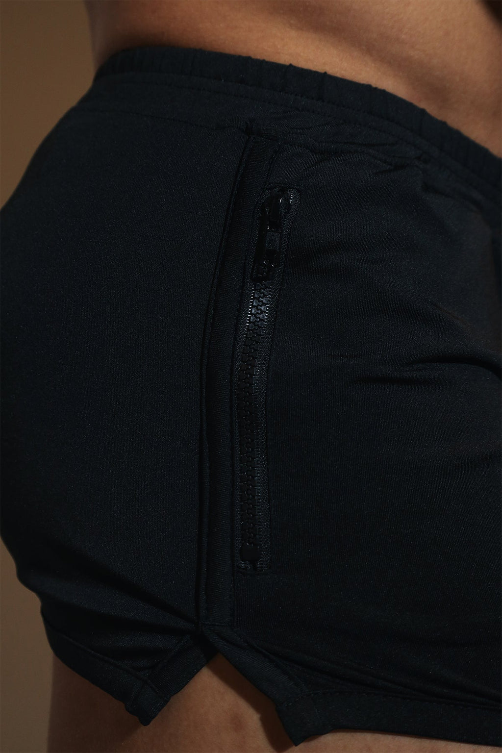 JJ Malibu Pantalones Cortos de 2" con Abertura Lateral - Negro Medianoche