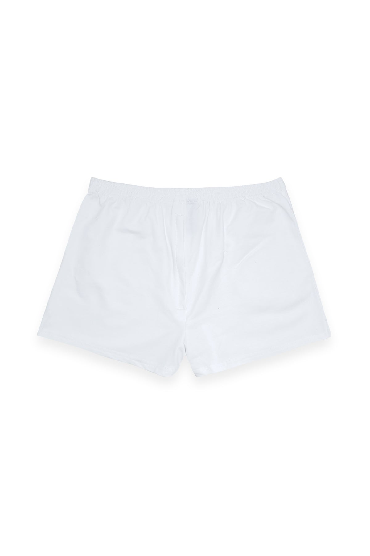 JJ Malibu Men's Peek-A-Boo Varsity 2" Short Shorts  -  Marshmallow