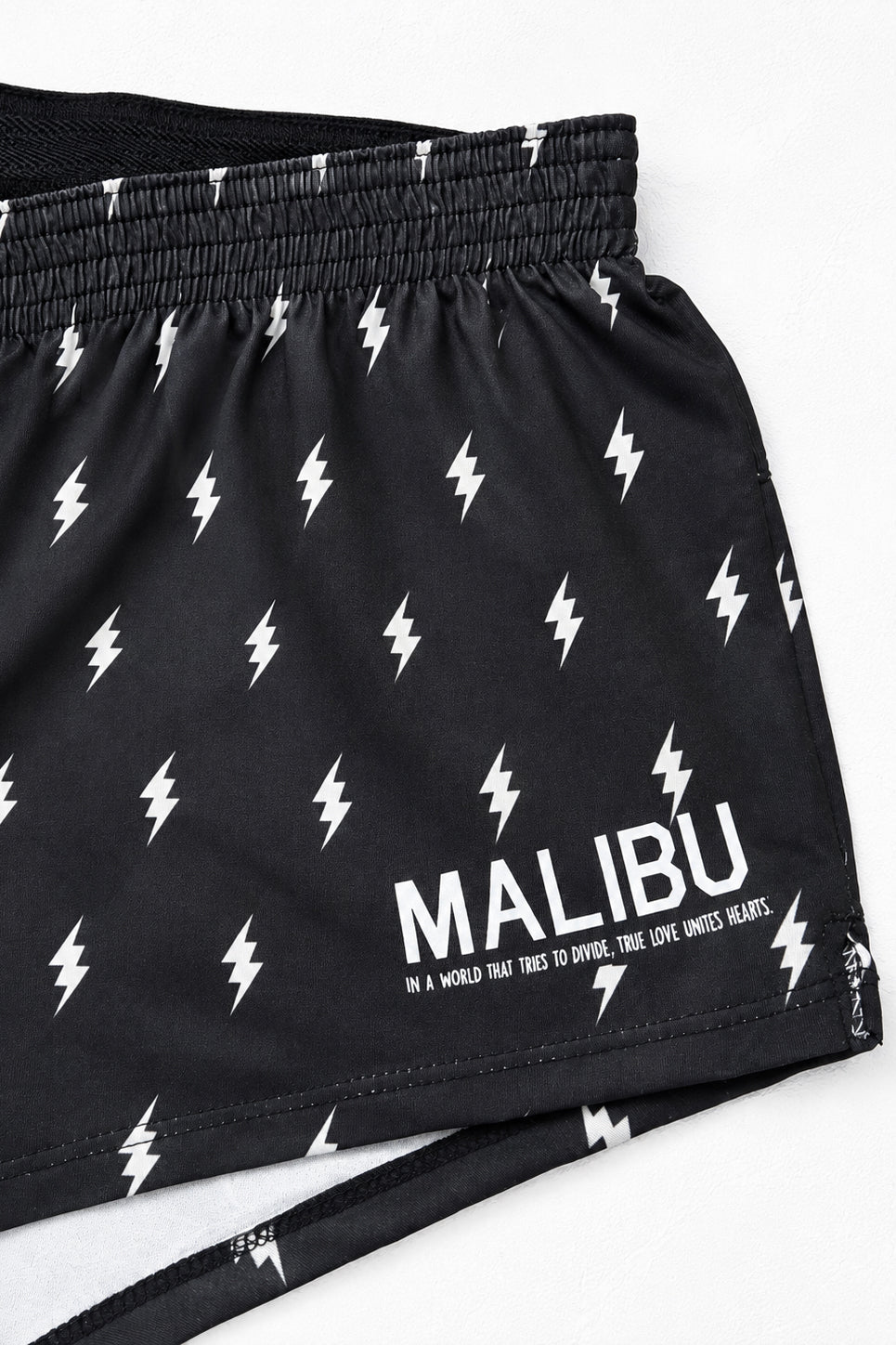 JJ Malibu Men's Stretch-It 2" Athletic Short Shorts - Lightning Bolts