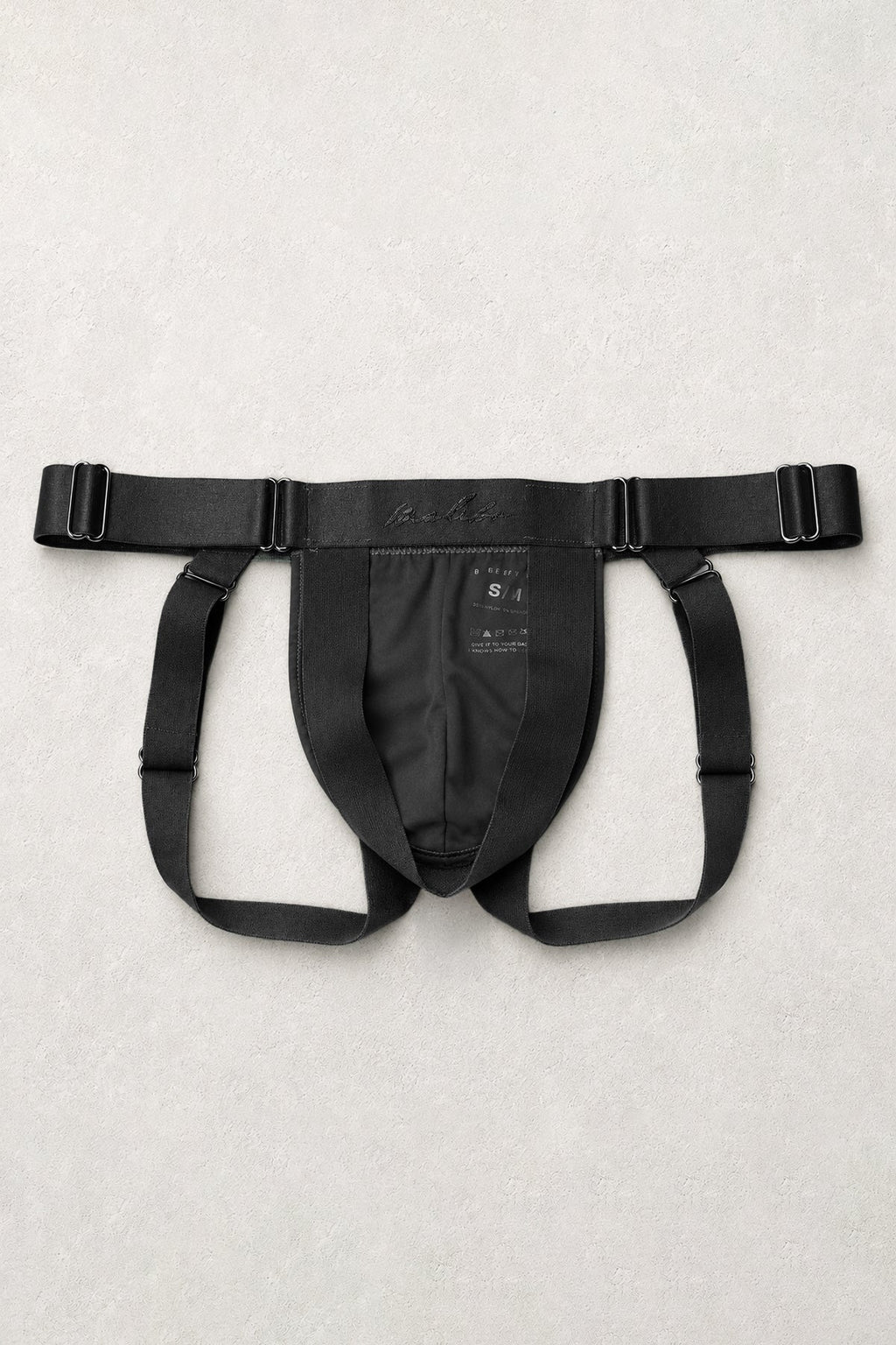 JJ Malibu Men's Shape Shifter Jockstrap - Midnight Black