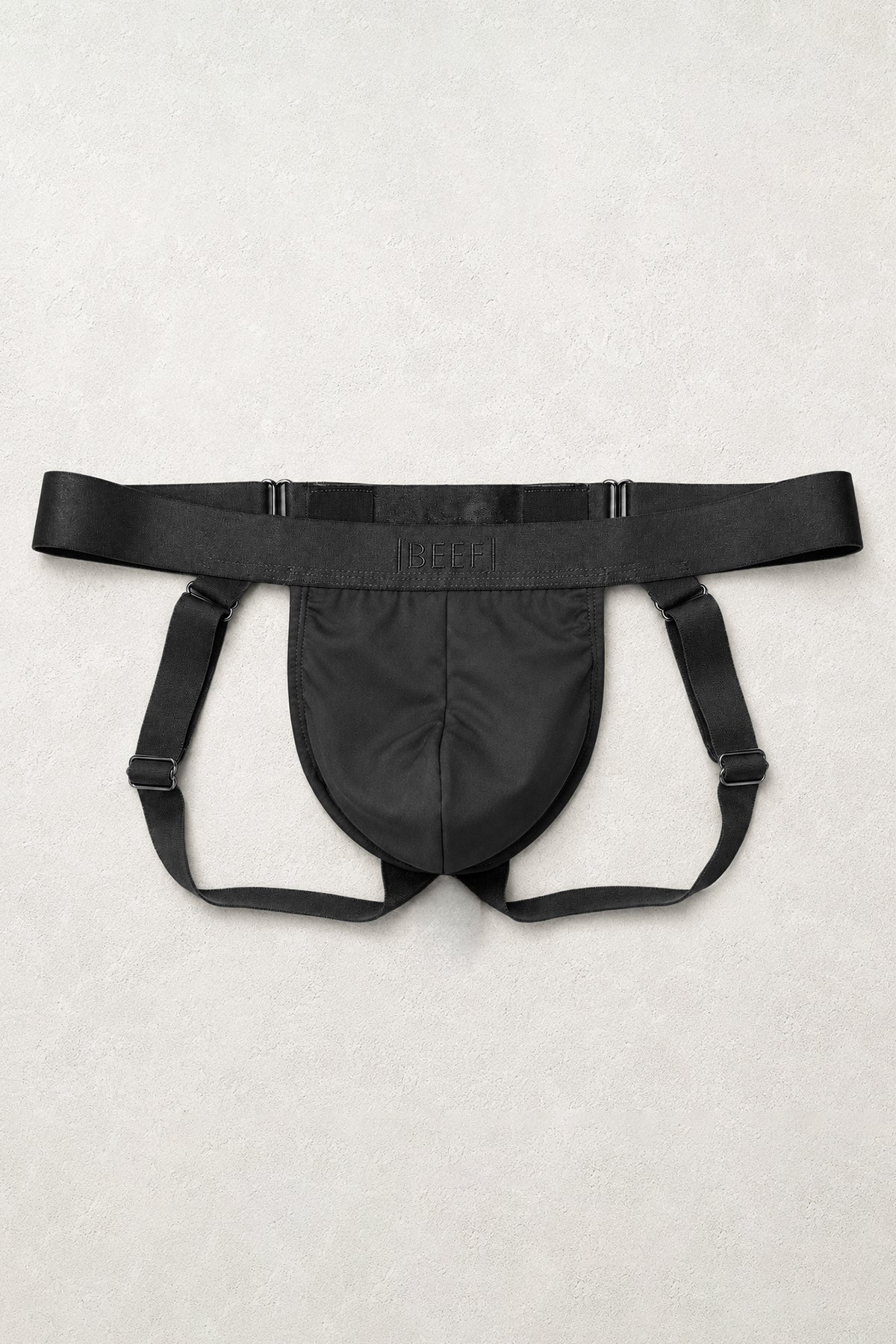 JJ Malibu Men's Shape Shifter Jockstrap - Midnight Black