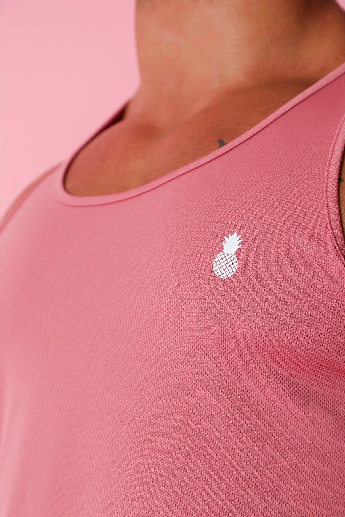 Camiseta sin mangas JJ Gym - Rosa flamenco