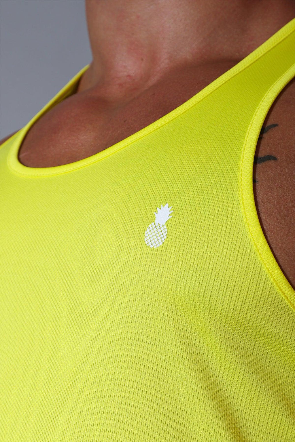 JJ Cool-Dry Gym Stringer - Zitronengelb