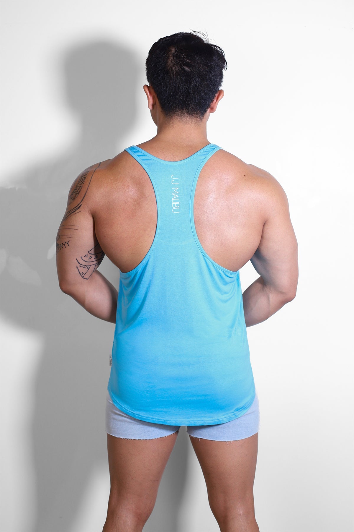 Muscle Stringer für Herren - Elektroblau