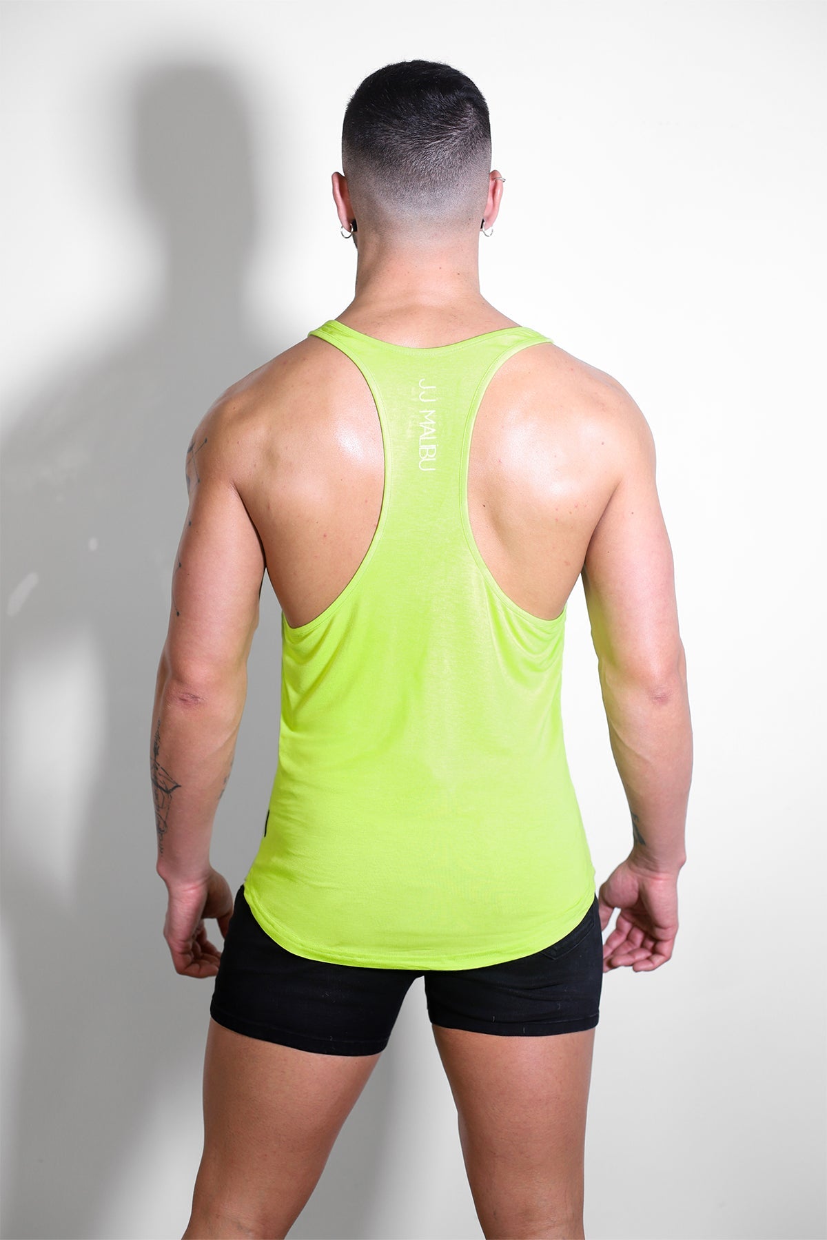 Muscle Stringer für Herren - Neongrün