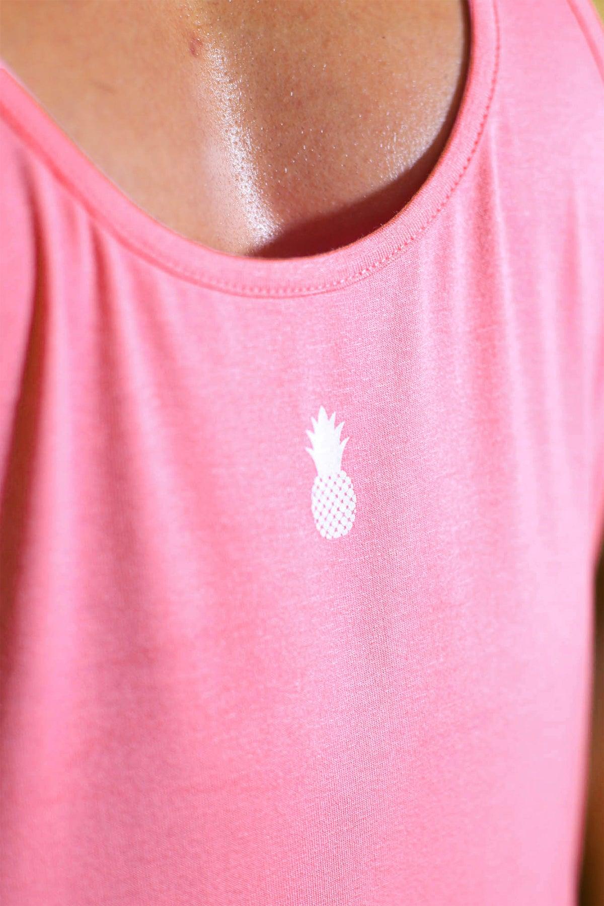 JJ Classic Old-School Workout Stringer - Rosa chicle