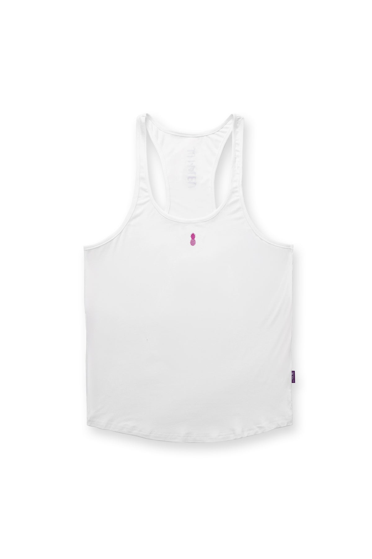 Men's Muscle Stringer - White Salt