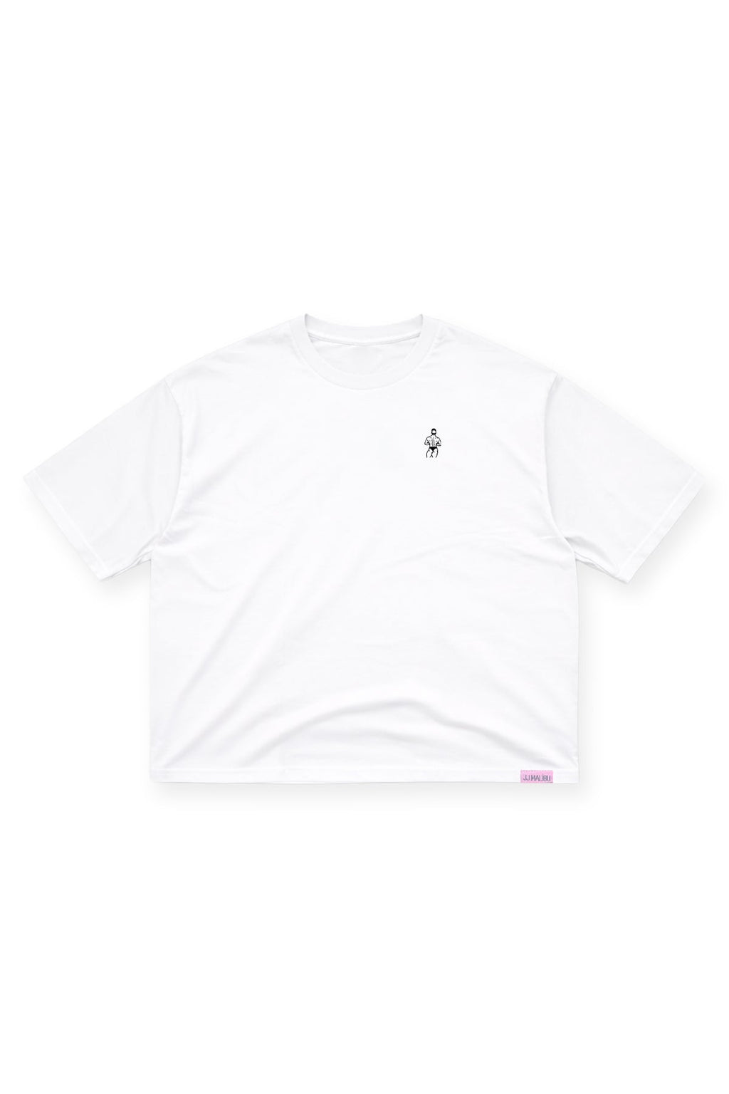 Oversized Relaxed Crop Top - Ivory