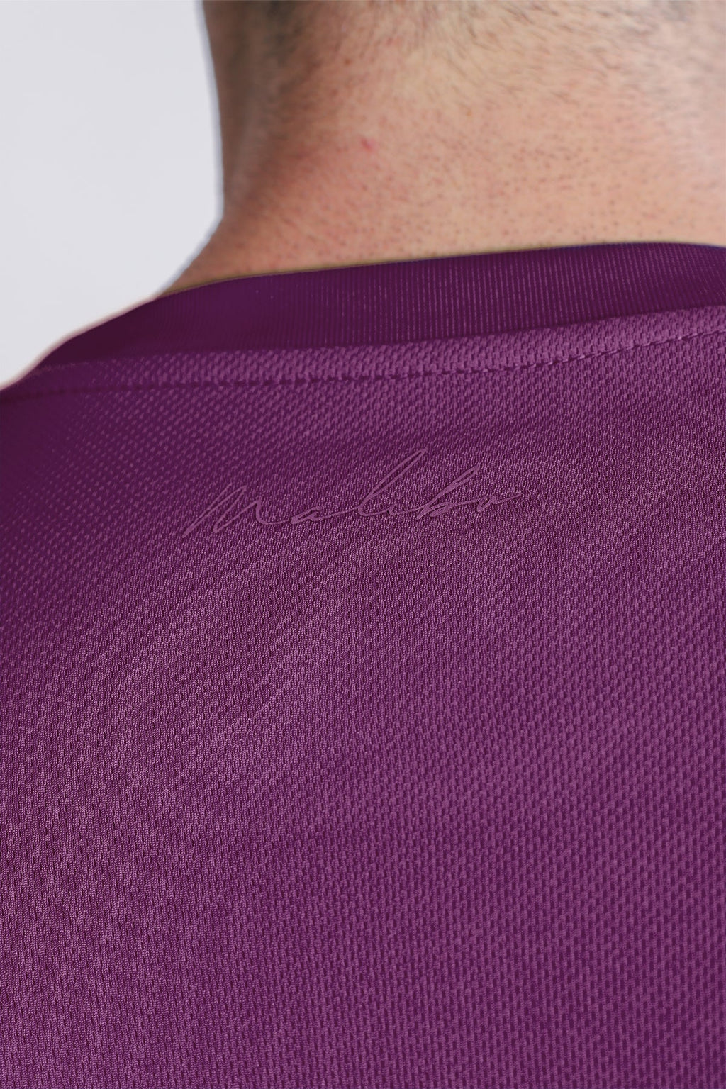 Cool-Dry Oversized-Crop-Top mit entspanntem Schnitt – Pflaumenlila