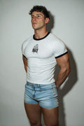 JJ Malibu Men's Vintage Ringer Tee - Beefcake