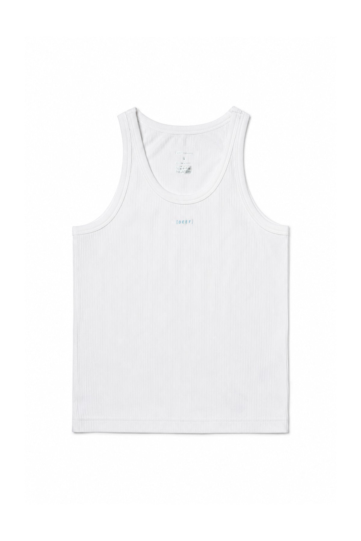 JJ Malibu Men's Slim Rib Knit Tank Top - Icy