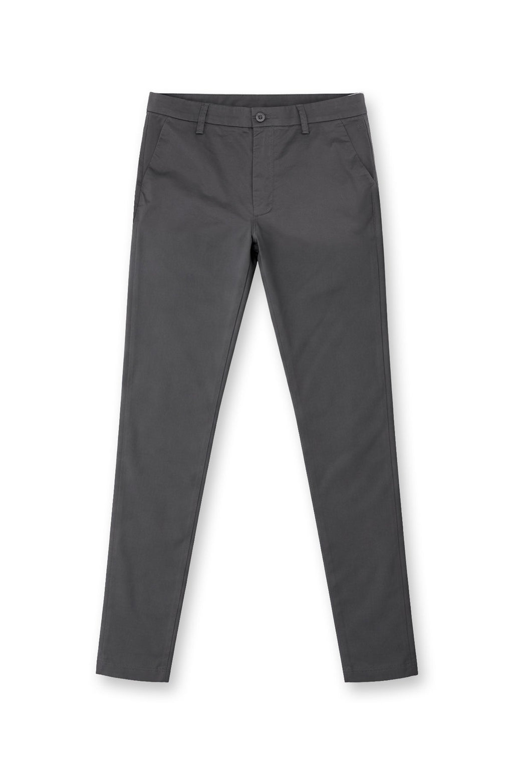 Jed North Men's Men's Fitted Chino Pants - Dark Gray